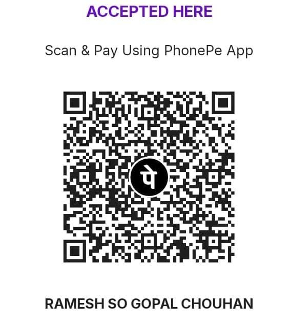 PhonePe QR code for payment